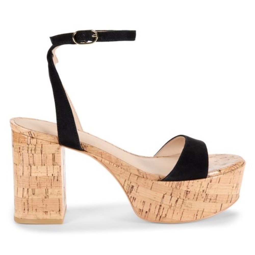 Stuart Weitzman Women's Gala Suede Platform Sandals